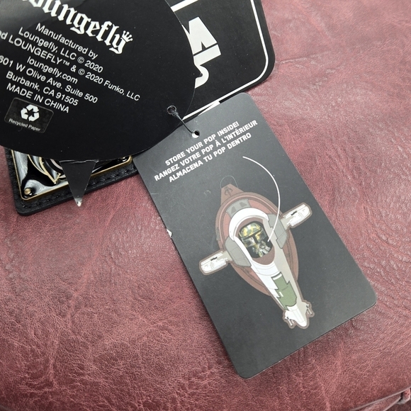 Loungeflt Star Wars Slave 1 Sling Bag Backpack 2020 Con Exclusive Funko Pop - Picture 11 of 12